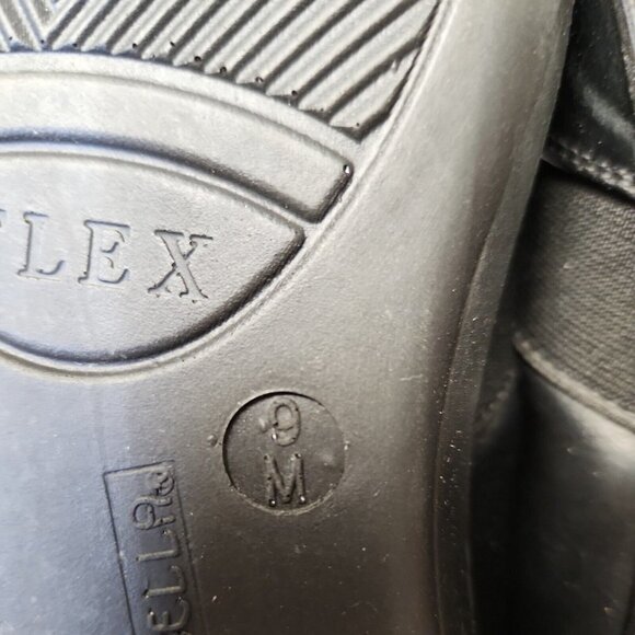 MARBELLA  BLACK SLIP ON CAREER PUMPS SHOES SIZE 9 M - Picture 6 of 7